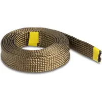 DeLOCK Geflechtschlauch, fibre de basalte, 2 m, 25 mm, brun. -