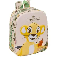 Safta Sac à dos El Rey Leon 3D 6L, couleur beige, pour enfant, taille unique