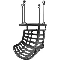 BellaFurn Panier de rebond pour basketball – Entraîneur réglable | Couleur : Noir | Dimensions : 35,6 x 35,6 x 75,5 cm