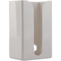 OEM Boîte de rangement en carton avec support en tissu adhésif - Construction en ABS de haute qualité - 12 x 8 x 19 cm - Gris - Boîte de rangement