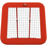 BellaFurn Récepteur de ballons de football pour l'entraînement | Couleur : Rouge | Dimensions : 118 x 128 x 108-120 cm