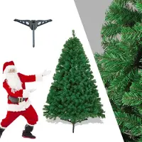 TolleTour 120cm Arbre de Noël artificiel, Sapin avec support métallique, Arbre de Noël 220 pointes aiguilles PVC, Arbre artificiel Noël système de pliage vert