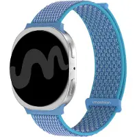 IMoshion Bracelet en nylon pour Samsung Galaxy Watch 9 (40/44mm) / Watch 8 (40/44mm) / Classic (46mm) - Marine Blue