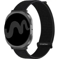 IMoshion Bracelet en nylon pour Samsung Galaxy Watch 9 (40/44mm) / Watch 8 (40/44mm) / Classic (46mm) - Noir
