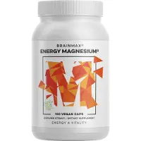 BrainMax Energy Magnésium 1000 mg, malate de magnésium 200 mg, 100 gélules