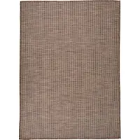 Syfax Tapis à tissage plat d'extérieur 200x280 cm Marron