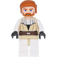 LEGO Minifigurine Obi-Wan Kenobi des Guerres cloniques – Star Wars (sw0197) – neuve