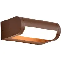 Silamp Applique murale LED 10W, orientable, couleur cuir, indice de protection IP65 - Lumière chaude 2300K - 3500K