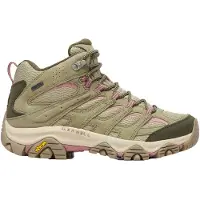Merrell - Chaussures de randonnée en GORE-TEX® - Moab 3 Mid GORE-TEX W Olivine en Matières Recyclées - Taille 39 - Marron