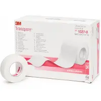 3M Transpore Sparadrap chirurgical (1,25 cm x 9,15 m) 1527-0 24 pc(s) Pansement(S)