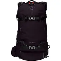 Norrøna - Sac à dos de ski/snowboard - Lofoten 30L Pack Caviar Black en Nylon - Noir