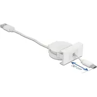 DeLOCK Easy 45 Module USB 2.0 Câble rétractable USB type A vers USB type