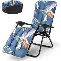 StarTech.com Coussin de chaise longue - Coussin pour fauteuil relax - 170 x 23 x 8 cm - Polyester - Jacquard - Vendu seul - Couleur : marron