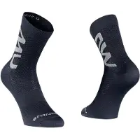 Northwave Hommes, Chaussettes de sport, Chaussettes de vélo Extreme Air (40 - 43), Noir, Gris