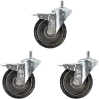 Manfrotto Wheels With Tripod Brake 160 Mm Argenté