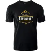 Hi-tec Hommes, T-shirt, T-shirt Lore, Noir, (M, XL)