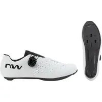 Northwave Sonic Plus Wide Road Shoes Blanc EU 46