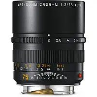 Leica 11637 APO-Summicron-M 2.0/75mm Asphérique Noir
