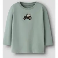 Name it T-Shirt 'NMMLANCE' beige / vert pastel / noir