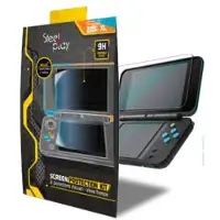 Steelplay Kit de protection d'écran - Verre trempé 9H (compatible avec la Nintendo 2DS)