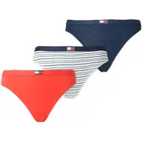 Tommy Hilfiger Underwear String 'Heritage' bleu marine / rouge / blanc cassé