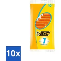 BIC - Lames de rasoir - Sensitive - Lame simple - Lames jetables - 10 lames de rasoir - Pack avantage - 10 pièces