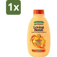 Garnier Shampooing Loving Blends - Miel doré - Cheveux abîmés et cassants - 300 ml - 1 pièce