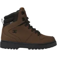 Dc-shoes - Chaussures doublées en sherpa - Peary TR Dark Chocolate pour Homme en Cuir - Taille 7,5 US - Marron