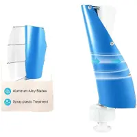 OEM Éolienne verticale, puissance de sortie de 500W, vitesse de vent maximale de 12,99 m/s, hauteur de 1,5m, diamètre de 0,8m, installation requise