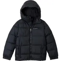 Columbia - Doudoune chaude à capuche - Puffect Hooded Jacket Black - Taille Enfant 154,5-158,5 - Noir