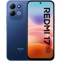 Xiaomi Redmi 17 5G, 4 Go de RAM, 128 Go de stockage, couleur bleu (bleu profond), compatible Dual-SIM