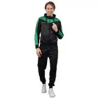 Givova Survêtement polaire Roma - Noir/Vert - Taille 4XL