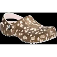 Crocs Sabots marron / blanc naturel