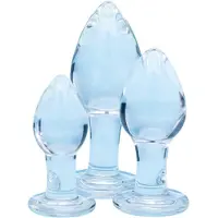Clarity Utopian Trinity - set de plugs anaux en verre (transparente)