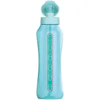 Tupperware Bouteille d'eau motivationnelle Aquavibe 1,2L Bleue