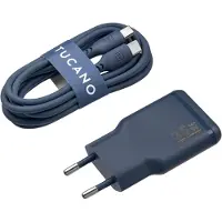 Tucano 9274627 chargeur d'appareils mobiles Smartphone, Ordinateur portable Bleu Secteur Charge rapide Intérieure