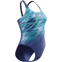 Speedo Hyperboom Placement Swimsuit Bleu 38 Femme