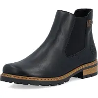 Rieker Botteau pour femmes , avec semelles intérieures amovibles, modèle Z9340, taille : 41 EU, couleur : noir