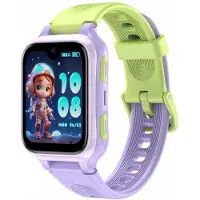 Lag Montre connectée pour enfant K9 Violet avec bracelet Violet et Vert