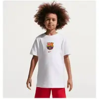 Nike Garçons, Maillot de football, Maillot du FC Barcelone IM1708-100, blanc (XL), Blanc, XL
