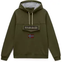 Napapijri Sweat-shirt 'BURGEE WINT 4' kaki / olive / rouge carmin / noir