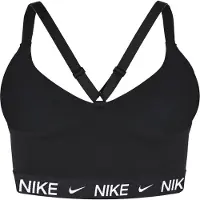 Nike Soutien-gorge de sport 'INDY' noir / blanc
