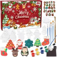 Sonstiges Calendrier de l'Avent "Kit de création" 2026, pour enfants, filles, 24 pièces. Kit de loisirs créatifs sur le thème de Noël, avec aimants