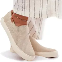 Big star Baskets à enfiler pour femmes RR274721 Beige 36