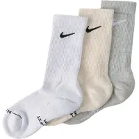 Nike Chaussettes de sport 'ED ELVD' beige clair / gris clair / noir / blanc
