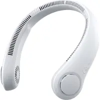 JISULIFE Neck Fan 3 5 Speed Wind Grey - Ventilateur De Cou 3 Snelheden Gris