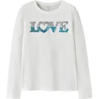 Name it T-Shirt 'NKFNTRINE' aqua / argent / blanc