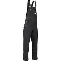 Carhartt 102776 - Salopette Ultra Résistante - Homme - Créée Grâce Au Savoir-Faire Du Crew - W36/L32 - Black