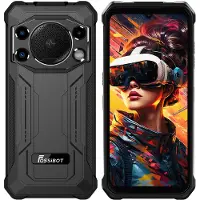 FOSSiBOT Smartphone F110L – Android 4G, 128 Go stockage, 4 Go RAM, 6.745 pouces, processeur Unisoc Tiger T615, batterie 10 000mAh – Noir