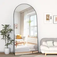 Sonstiges Surface de miroir incurvée, 180 x 80 cm, noire
